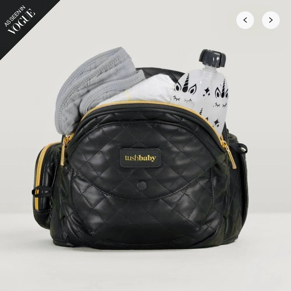 Tushbaby™ Hip Carrier (Black/Gold - NEW)